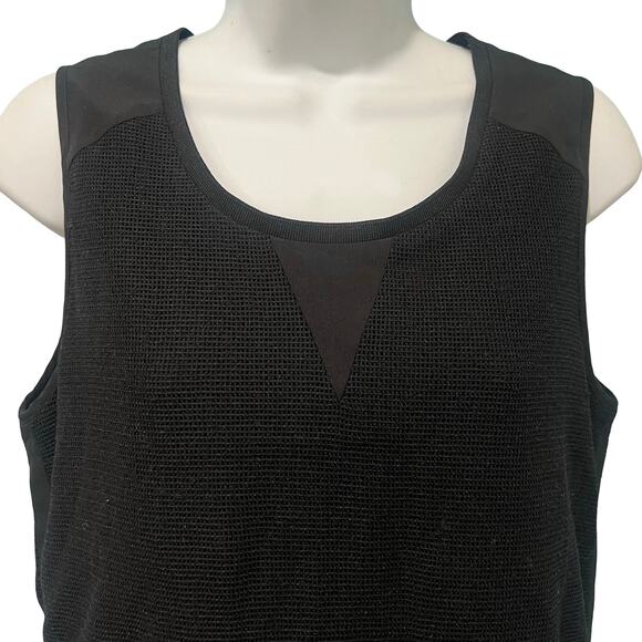 Maison Scotch Black Layered Sleeveless Round Neck Pullover Shift Dress sz 1 / S - Picture 10 of 11